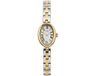 Timex Cavatina Quartz Analoog Horloge Tweekleurig En Goudkleurig Kast Gemaakt Van 100% Loodarm Messing En Een Armband Van 100% Roestvrij Staal 19 TW2Y26600AJ, TW2Y26800AJ