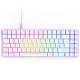 NZXT Function 2 MiniTKL 2024 - Tenkeyless Optical Gaming Keyboard - Verlicht RGB 8K Linear Query Rate Opt. Switches Adjustable Trigger Hot-Swap Gaming Keyboard - Wit EN (QWERTY)