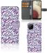B2Ctelecom Samsung Galaxy A12 Telefoon Hoesje Feathers Color
