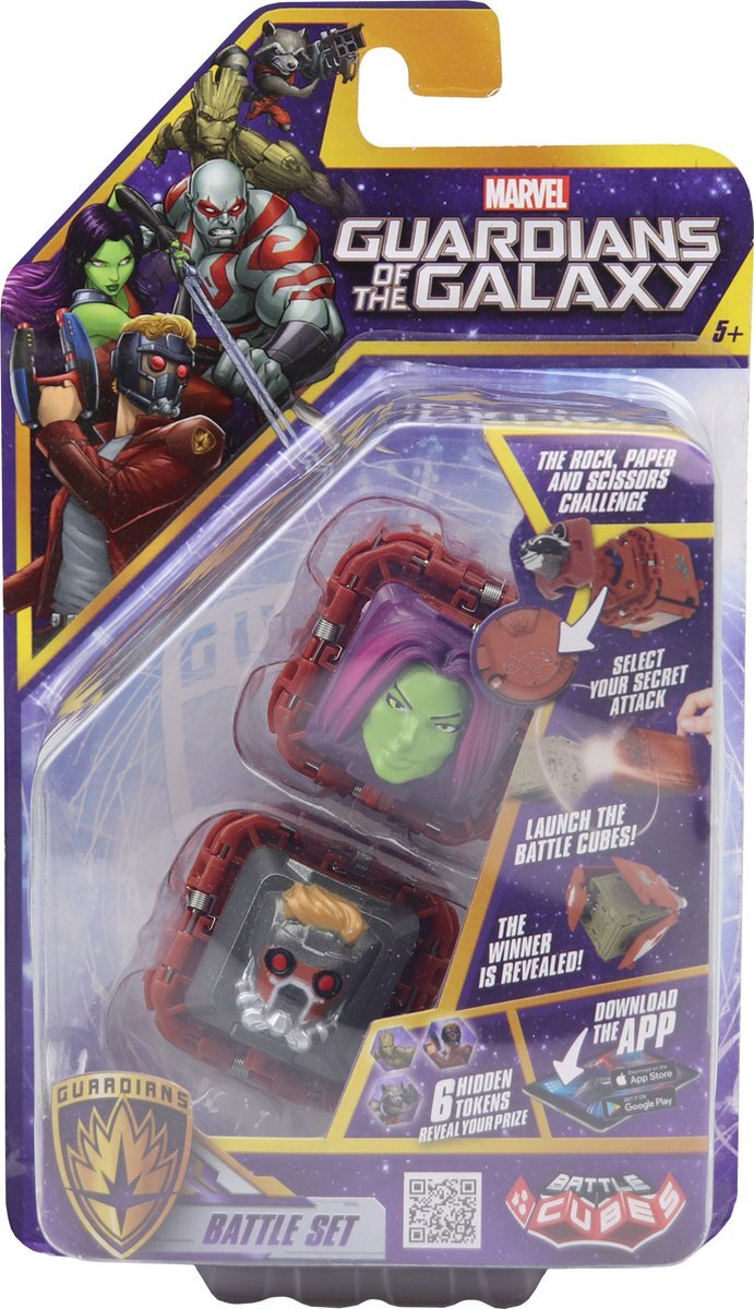 Marvel Guardians Of The Galaxy Battle Cube - Gamora VS Star - Battle Fidget Set