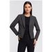 Summum Femme Blazer Coupe ajustée Rayures verticales Anthracite