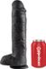 King Cock 11 Inch With Balls Black - 0603912350296