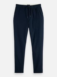 Scotch & Soda Heren Joggingbroek Blauw Katoen/Linnen