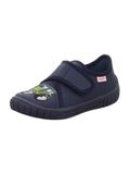 SUPERFIT Huisschoenen 'BILL' navy / lichtblauw / grijs / lichtgroen