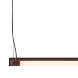 Muuto Lampe suspendue Fine 90 cm Rouge profond