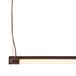 Muuto Lampe suspendue Fine 90 cm Rouge profond