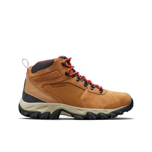 Columbia NEWTON RIDGE PLUS II SUEDE WP Heren Wandelschoenen - Elk, Mountain Red