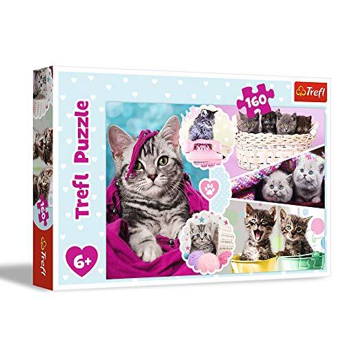 Trefl Puzzel, schattige katten, 160 stukjes, voor kinderen vanaf 6 jaar