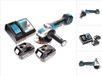 Makita DGA 519 RT accu-haakse slijper 18 V 125 mm borstelloos X-Lock + 2x accu 5,0 Ah + oplader