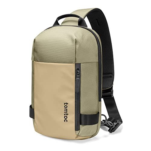 tomtoc EDC Sling Bag - Heren Borsttas - Schoudertas - Crossbody Tas - Waterafstotend - Klein - Licht - Rugzak - Geschikt voor Nintendo Switch OLED, 11 inch iPad Pro