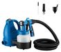 Wiltec pistolet de pulvérisation, 600 W, pulvérisateur de peinture puissant 230 V, pistolet de pulvérisation électrique avec 3-4 bar, pistolet de pulvérisation de haute qualité pour peinture murale avec un réservoir en aluminium de 800 ml