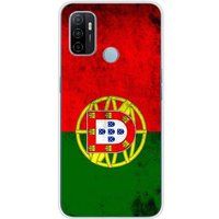 Oppo Siliconen hoesje compatibel met Oppo A53S Portugese vlag