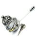 Bondage Masters 173-01D Men's Chastity Device - Stainless Steel - Silver