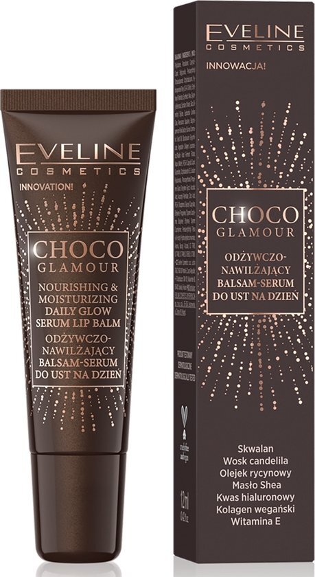 Choco Glamour voedende en hydraterende lippenbalsem-serum voor overdag 12ml