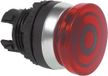 BACO BAL21AL10 L21AL10 Bouton coup de poing Plastique anneau frontal, chromé rouge