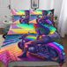 3D Dekbedovertrekset van Souple Microfibre avec Fermeture Éclair