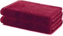Lavea® Set van 2 Douchelaken 60x120 cm – Zachte en Absorberende Badhanddoeken – 100% Coton – Oeko-TEX 100 – met Badstofstructuur – Wasbaar op 60°C – voor Badkamer, Fitness en Spa – Bordeaux