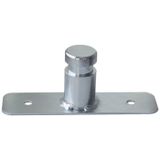 as - Schwabe DIN-pin adapterplaat voor statief (art.nr. 46750) - inclusief verzinkte DIN-pin (volgens DIN 14640) - voor bevestiging op statief - gatafstand adapterplaat 100 mm - Ø<30mm, 46759