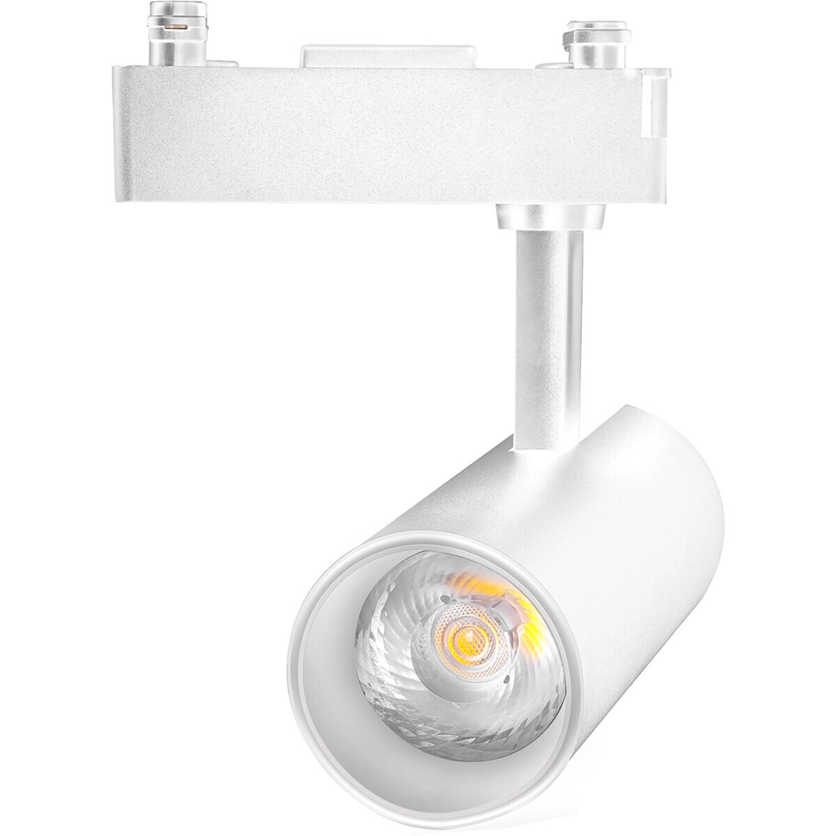 BES LED LED Railverlichting - Track Spot - Aigi - 1 Fase - 10W - Natuurlijk Wit 4000K - Rond - Wit