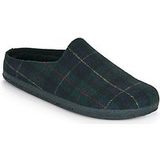 BIRKENSTOCK Muiltjes 'Amsterdam' navy / geel / donkergroen / wijnrood