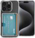 iMoshion Softcase Backcover with Card Holder for Apple iPhone 15 Pro - Transparent