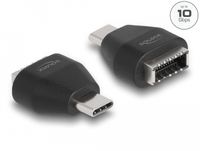 DELOCK 66058 Adapter USB Type-C (Male) auf USB A (Female) Schwarz