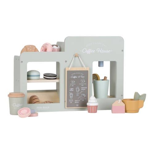 Little Dutch Houten Koffiehoek FSC - Groen - Jongens en meisjes - 3 jaar