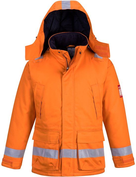 Portwest FR59 FR Winterjas Antistatisch Oranje XXL