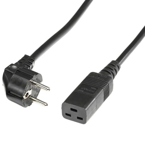ROLINE Power Cord Schuko, IEC320 - C19 16A 2.0 m