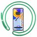 Tumundosmartphone Transparante beschermhoes voor Xiaomi Redmi Note 12 Pro+ Plus 5G met watergroen koord