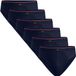 DANISH ENDURANCE Heren Slips - 6 paar - Katoen/Elastaan - Marineblauw/Rood - Maat XL