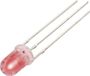 Tru Components YBR-50FRW01-A Bedrade LED Rood, Wit Rond 5 mm