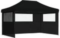 vidaXL Partytent, 292 x 440 x 315 cm, Zwart, Oxford Stof