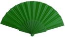 Merkloos Spaanse Handwaaier - groen blauw - 23 x 43 cm