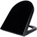 Wiesbaden Vesta Toiletzitting - Softclose et Quick Release - Noir Mat