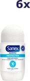 Sanex Dermo Hypo Allergenic Déodorant Roll-on - 6 x 50 ml