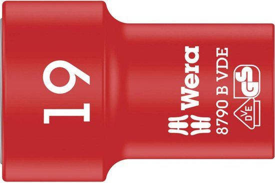 Wera 8790 B VDE 05004963001 Dop (zeskant) Dopsleutelinzetstuk 19 mm 3/8