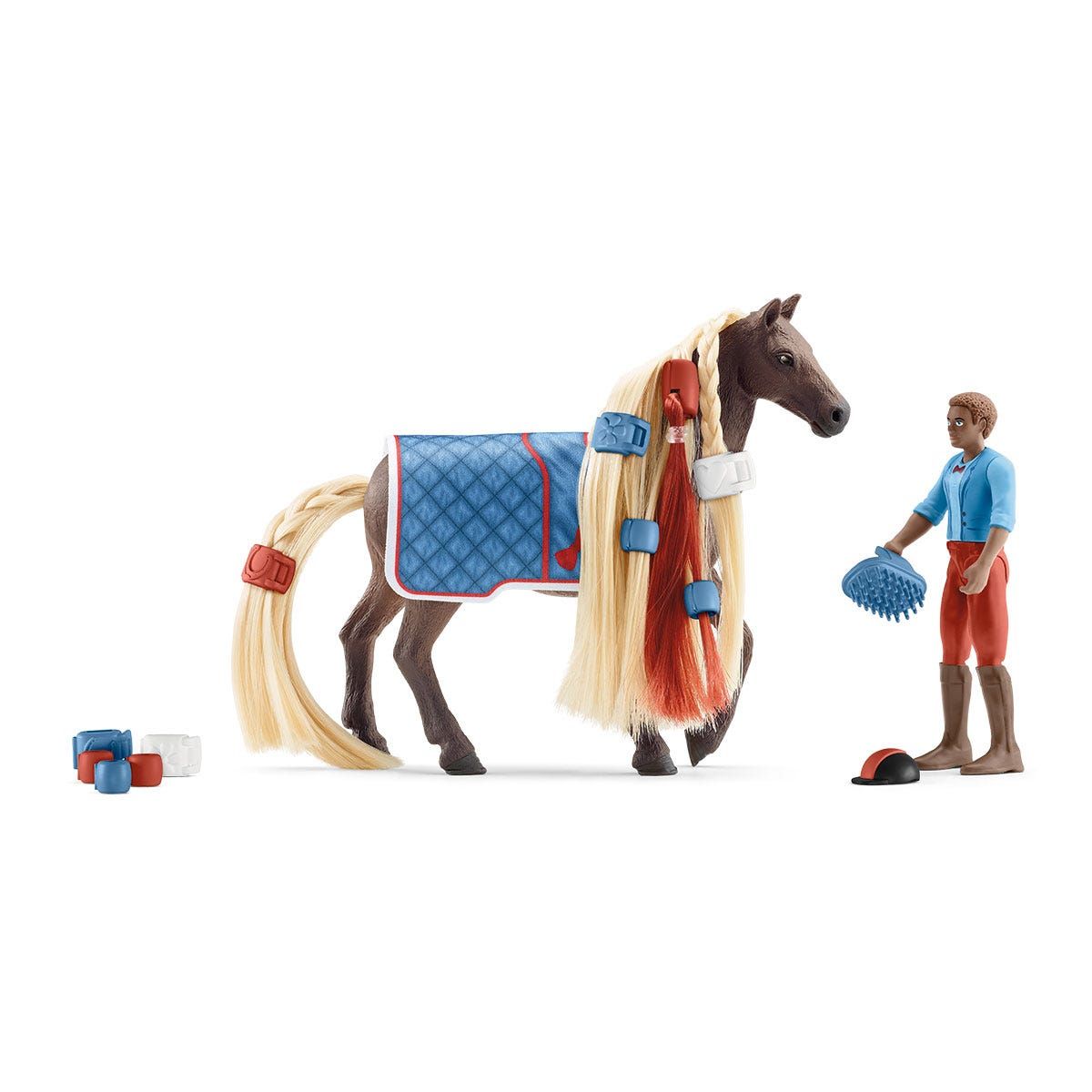 Schleich HORSE CLUB Sofia's Beauties Leo & Rocky Starterset - Toy Figure Set - Multicolour - 3+ Years