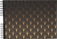 Exacompta Fotoalbum met spiraal 50 zwarte pagina's Neo Deco - Zwart - 16295E