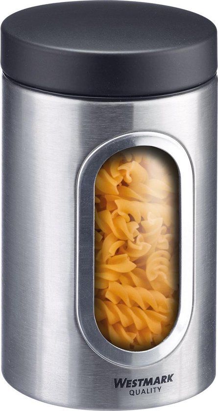 Westmark Voorraadpot - 950 ml - RVS - Zilver