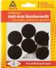Deltafix Anti-krasvilt - 6x - Noir - 33 mm - Rond - Auto-adhésif - Feutre de protection pour meubles