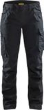 Blåkläder Dames Service werkbroek stretch 7140-1141 - Zwart/Zwart - C32