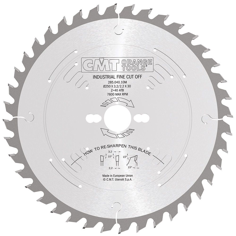 CMT 285.096.22M HW Cirkelzaagblad - 550 X 30 X 96T - Hout