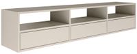 OEM TV-meubel met push-to-open systeem, kasjmierenlook, 150x30x30 cm