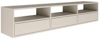 OEM TV-meubel met push-to-open systeem, kasjmierenlook, 150x30x30 cm
