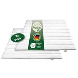 DREAMSTAR Set van 2 zomerdekbedden, lichte dekbedden, ideaal voor de zomer, wasbaar en geschikt voor de droger, geschikt voor mensen met een allergie, 100% microvezel, Oeko-Tex®, zomerdekbed 135 x 200