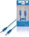 Sweex 3,5mm Jack stereo audio slim kabel - blauw - 1 meter