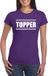 Bellatio Decorations Shoppartners Bv Topper verkleed/ cadeau shirt paars met witte letters dames XL