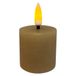 Mansion Atmosphere Bougie LED rechargeable 3.8x4cm sable rustique
