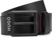 HUGO Leren Riem Gelio-B Sz40 Leather Belt W80 Black Zwart